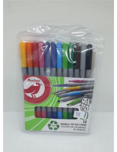 Carioci pentru colorat cu doua capete Auchan