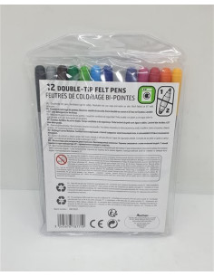 Carioci pentru colorat cu doua capete Auchan 2
