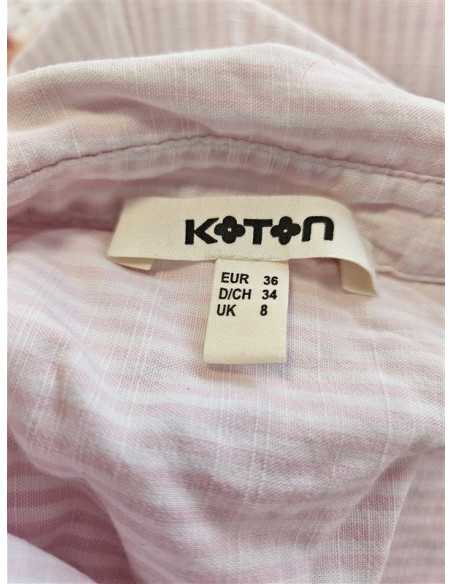 Camasa dama racoroasa cu decolteu in V Koton Camasa dama racoroasa cu decolteu in V Koton