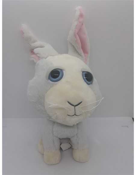 Jucarie de plus Iepuras cu ochii mari Big Headz 23 cm