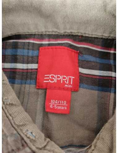 Camasa pentru copii cu model in carouri multicolore Esprit