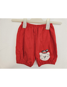 Pantaloni scurti pentru copii cu imprimeu cap de pisica BIDIRIK