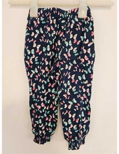 Pantaloni de primavara cu fluturasi multicolori PRIMARK