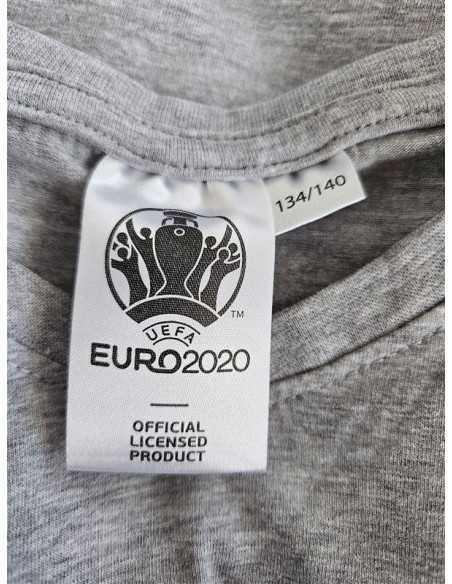 Tricou copii cu imprimeu sportiv UEFA EURO 2020