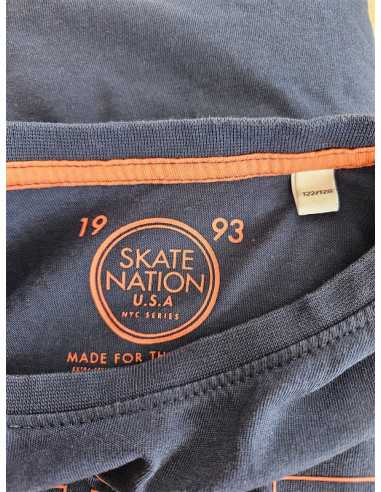 Tricou baieti cu scris colorat Skate Nation C&A