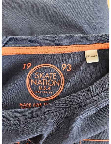 Tricou baieti cu scris colorat Skate Nation C&A