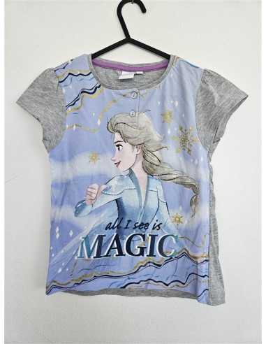 Tricou pentru fetite cu print Elsa Disney FROZEN