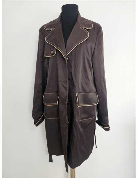 Trench dama pentru toamna cu cordon in talie Belle Dame