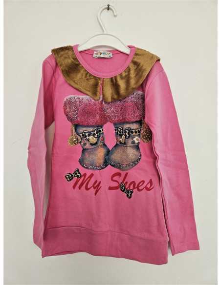 Bluza cu maneca lunga pentru fetite Wiyan