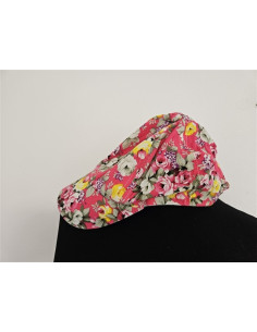 Sapca pentru fetite cu print floral multicolor 2
