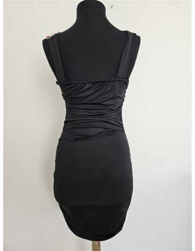 Rochie de ocazie mulata pe corp accesorizata cu paiete