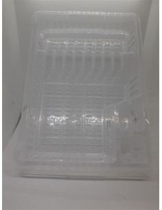 Uscator de vase din plastic transparent
