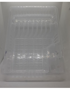 Uscator de vase din plastic transparent 2