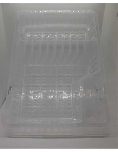 Uscator de vase din plastic transparent