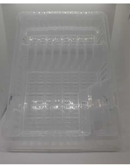 Uscator de vase din plastic transparent