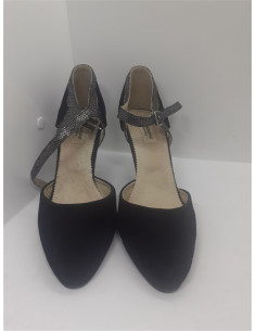 Pantofi dama cu toc culoare negru marime 36 San Savana