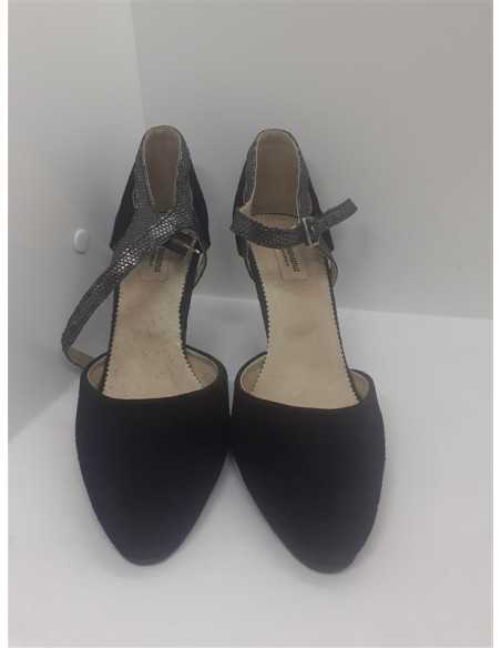 Pantofi dama cu toc culoare negru marime 36 San Savana