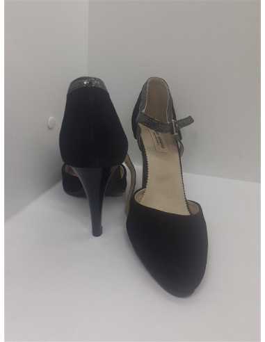 Pantofi dama cu toc culoare negru marime 36 San Savana