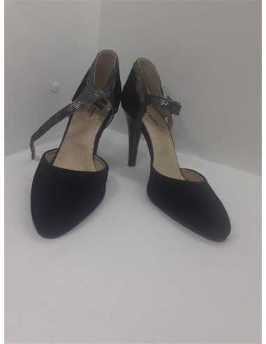 Pantofi dama cu toc culoare negru marime 36 San Savana