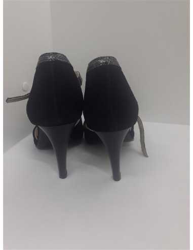 Pantofi dama cu toc culoare negru marime 36 San Savana