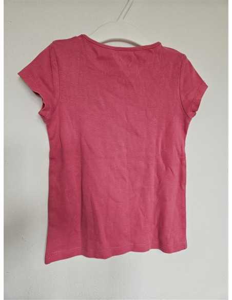 Tricou roz simplu pentru fete Tex