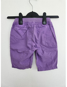 Pantaloni scurti pentru fetite culoare mov H&M 2