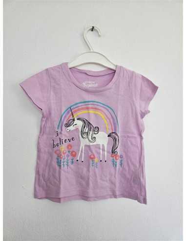 Tricou pentru fetite cu imprimeu unicorn OSHKOSH