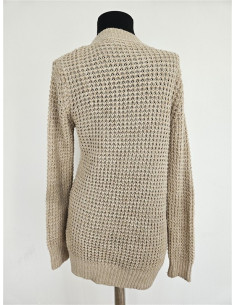 Cardigan dama lung model tricotat cu buzunare FB SISTER 2