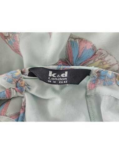 Bluzita racoroasa de vara cu fluturasi multicolori K&D