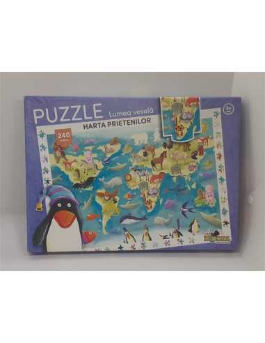 Puzzle Noriel Lumea Vesela - Harta prietenilor 240 piese