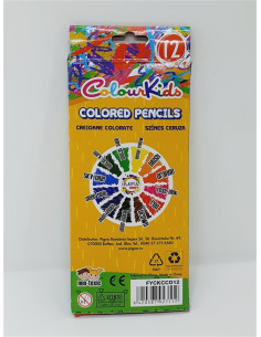 Set 12 creioane colorate Colour Kids 2