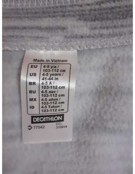 Bluza sport cu fermoar pentru copii Quechua