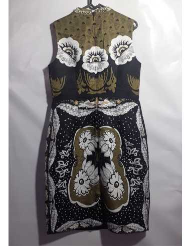 Rochie dama fara maneci cu margelute si strasurii