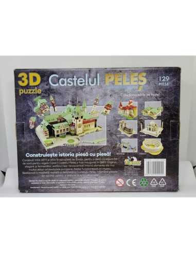 Puzzle 3D Castelul Peles 129 piese Noriel