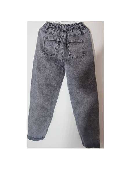 Pantaloni Jeans cu terminatii pliabile Bershka