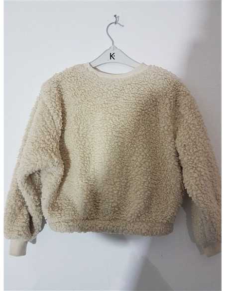 Bluzita pufoasa cu imprimeu o bufnita H&M