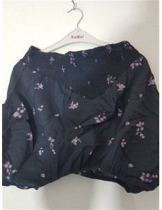 Bluzita pentru fetite cu print floral 2
