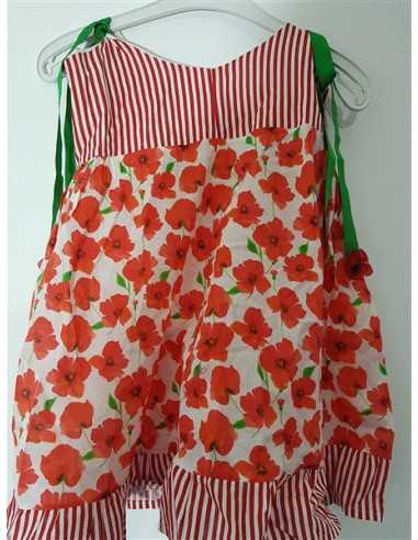 Rochita de vara cu print floral multicolor