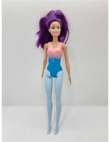 Papusa Barbie cu parul culoare mov Mattel