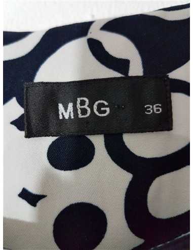 Rochita dama fara maneci print deosebit MBG