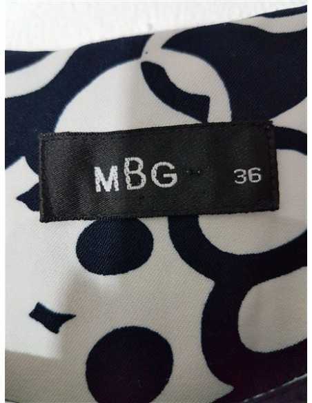 Rochita dama fara maneci print deosebit MBG