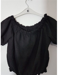 Top dama cu maneci scurte model Uni DIVIDED 2