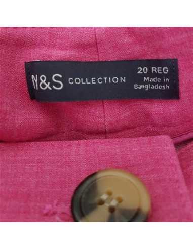 Pantaloni dama cu buzunare laterale model larg M&S Collection