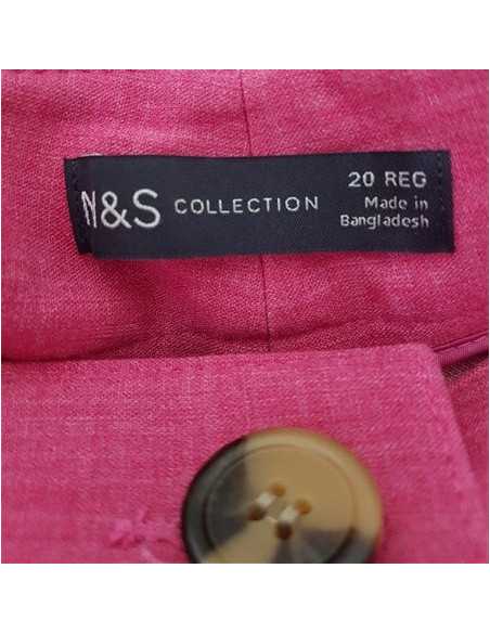 Pantaloni dama cu buzunare laterale model larg M&S Collection