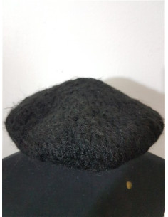Basc dama tricotat culoare negru