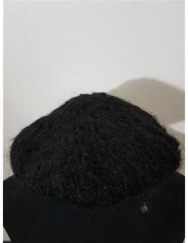 Basc dama tricotat culoare negru