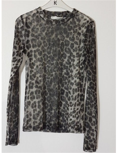 Bluzita dama cu print leopard MNG Casual