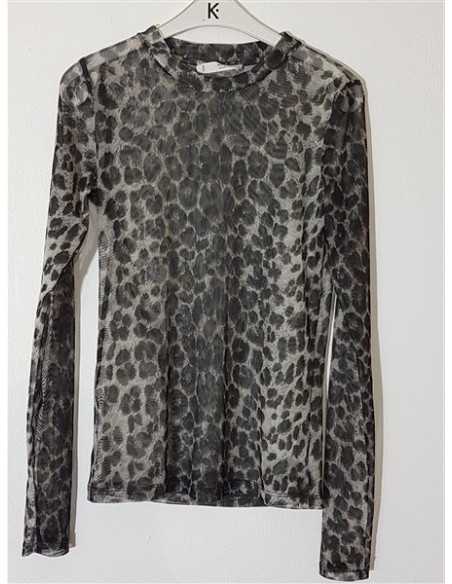Bluzita dama cu print leopard MNG Casual