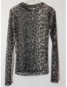 Bluzita dama cu print leopard MNG Casual 2