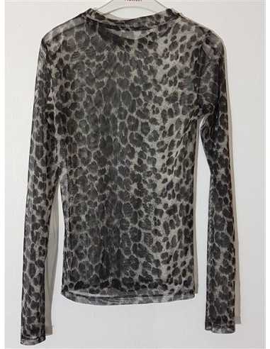 Bluzita dama cu print leopard MNG Casual